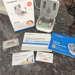 Ceretone Hearing Aids with Charging Case